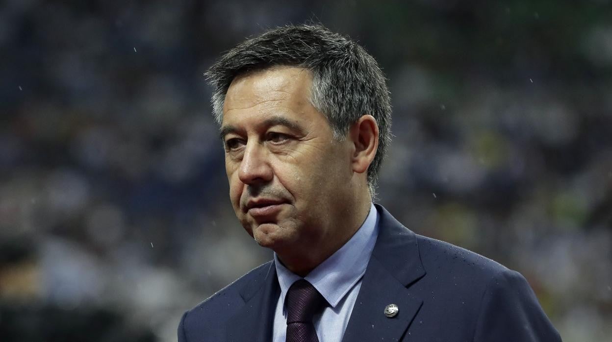 Bartomeu, durante un acto relacionado con el Barcelona