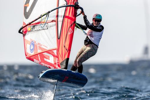 Pilar Lamadrid ganó los Lanzarote iQFoil Games