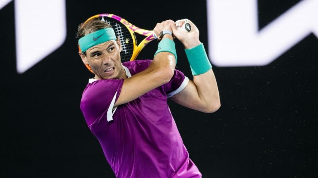 Nadal, en el Abierto de Australia