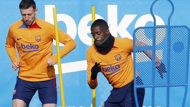 Dembélé podría jugar ante el Atlético