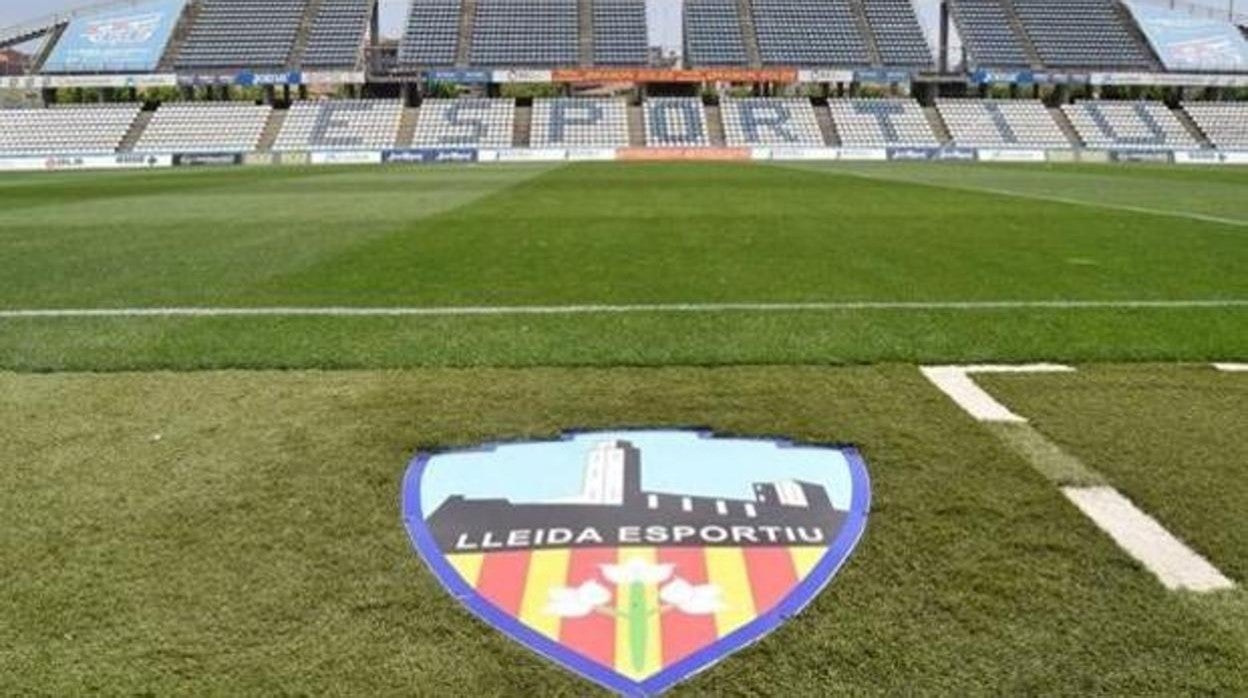 Estadio del Lleida Esportiu, conjunto de la Segunda RFEF