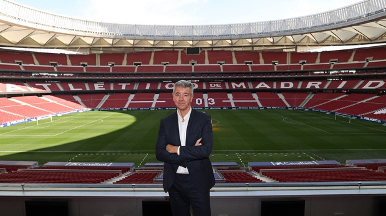 Miguel Ángel Gil, en el Wanda Metropolitano