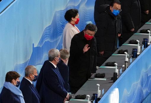 Xi Jinping, presidente chino, en la ceremonia de clausura