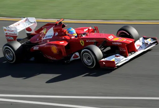El Ferrari de 2012, con su peculiar morro