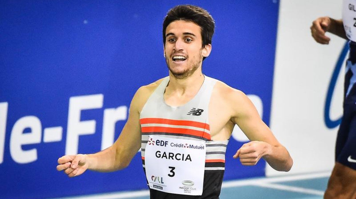 Mariano García, durante el pasado meeting de Lievin