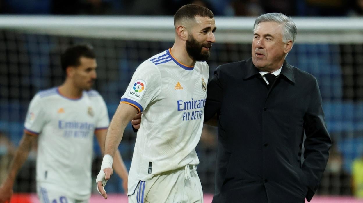 Ancelotti y Benzema