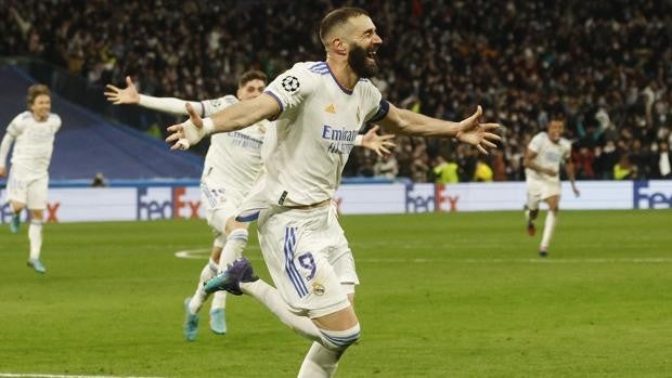 El uno a uno del Real Madrid - PSG: la genialidad de Benzema ilumina el Bernabéu