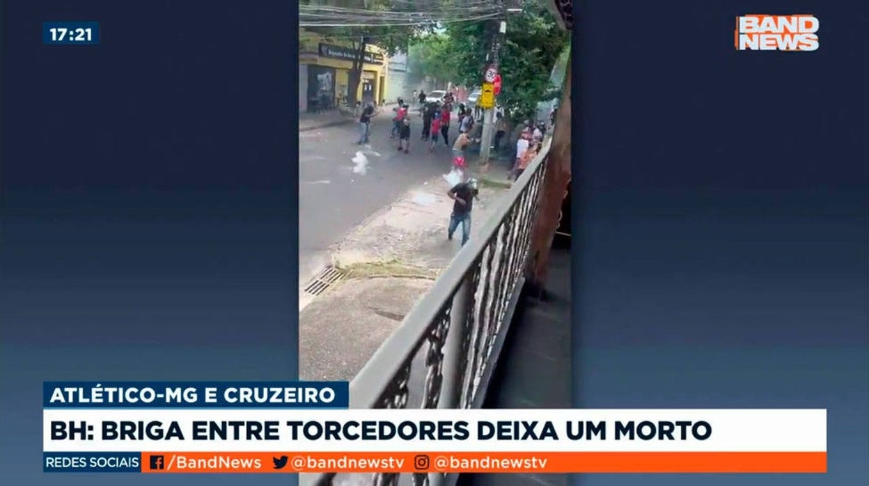 Un muerto y un herido de bala en una pelea entre hinchas de Cruzeiro y Atlético Mineiro