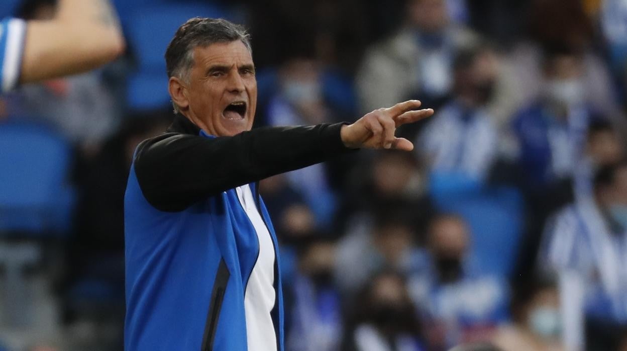 Mendilibar, en un partido del Alavés