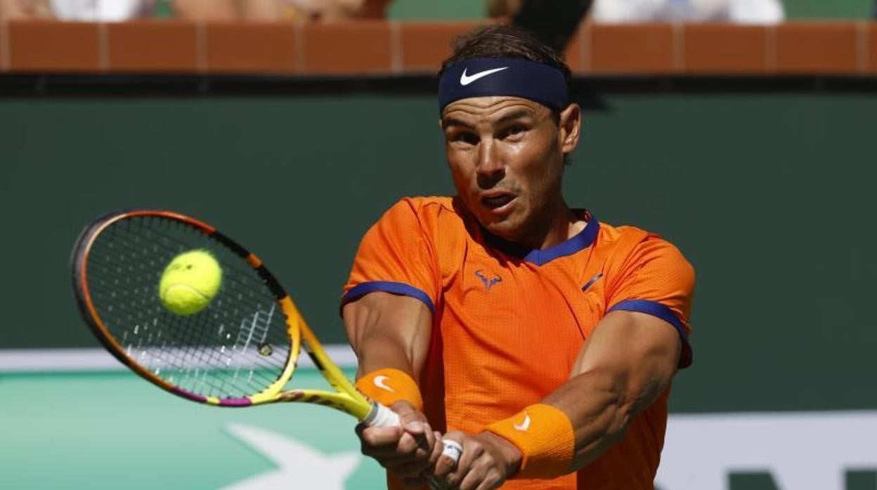 Horario y dónde ver el Nadal - Evans de Indian Wells