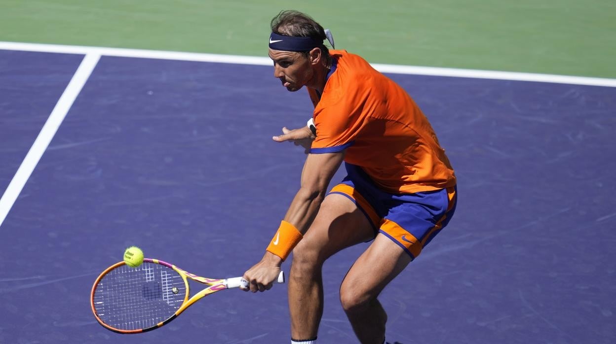 Rafa Nadal, en Indian Wells