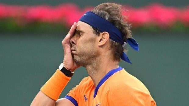 Frenazo inesperado para Rafa Nadal: «Estoy triste y hundido»