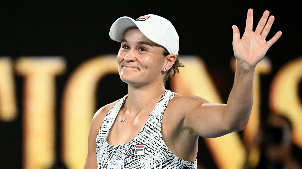 Barty, tras proclamarse campeona del Open de Australia el pasado enero