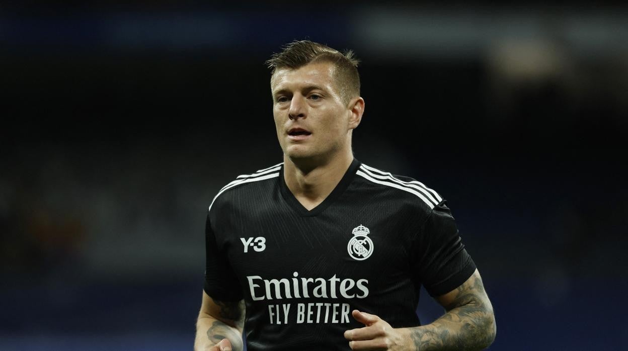 Kroos, durante el partido contra el Barcelona