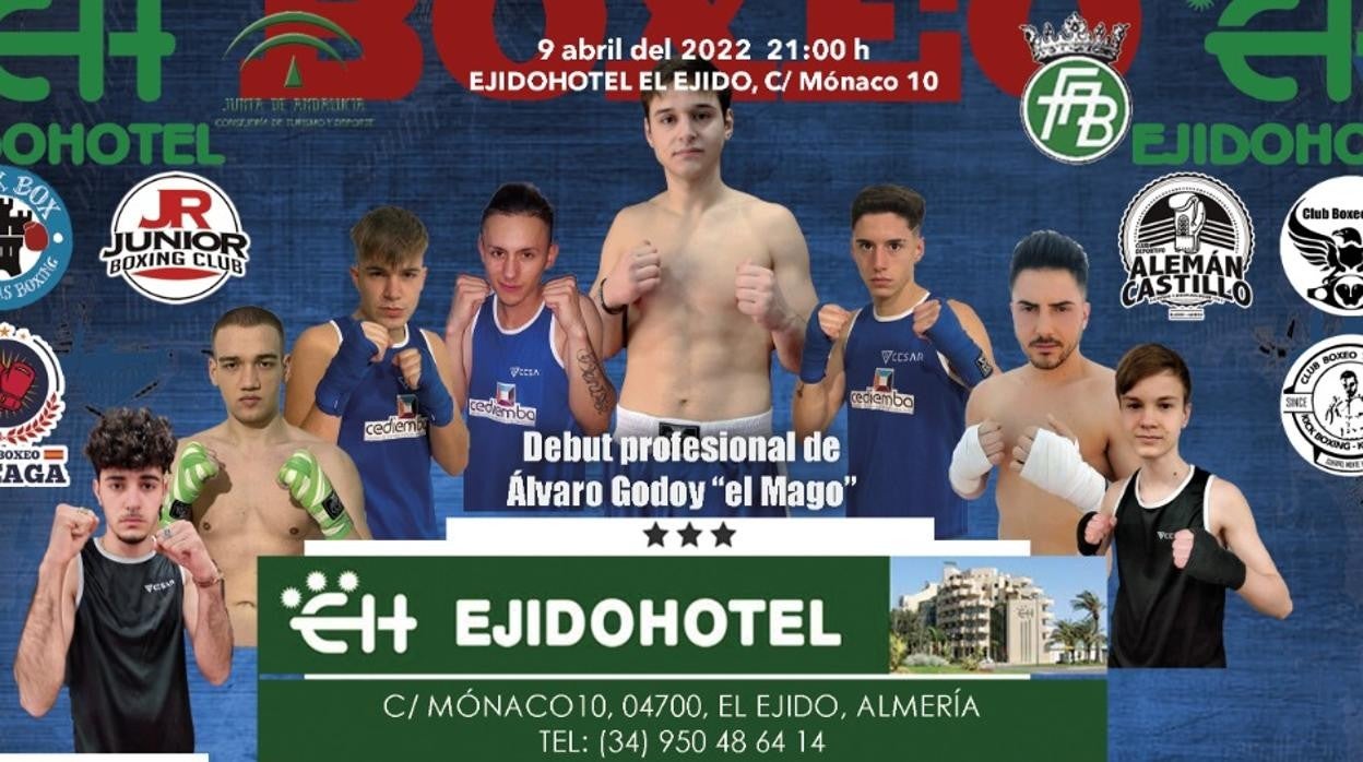 Cartel de la velada que se celebra en el hotel Ejidohotel