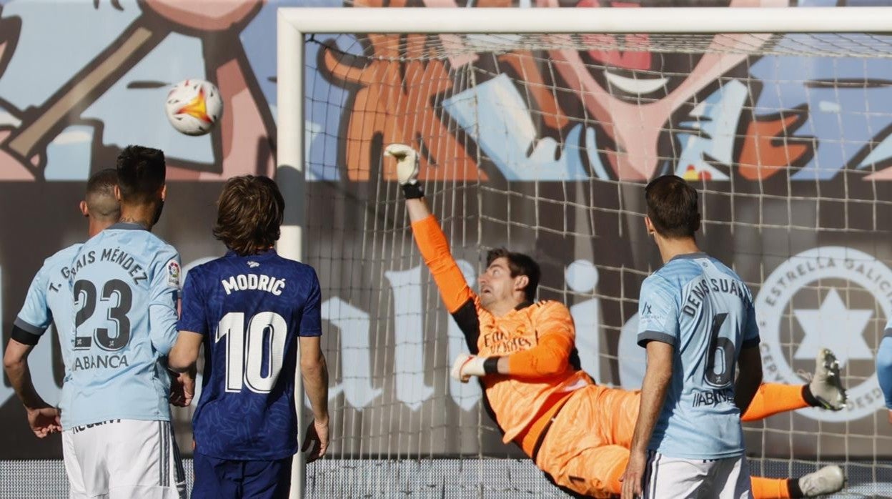 Courtois, héroe en Vigo: «No sé si nos hemos merecido ganar»