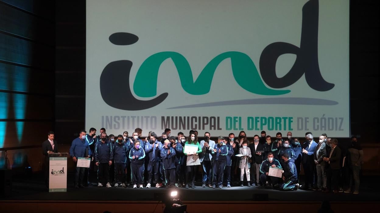 Imagen de la gala de los Premios Ciudad de Cádiz de los Deportes.