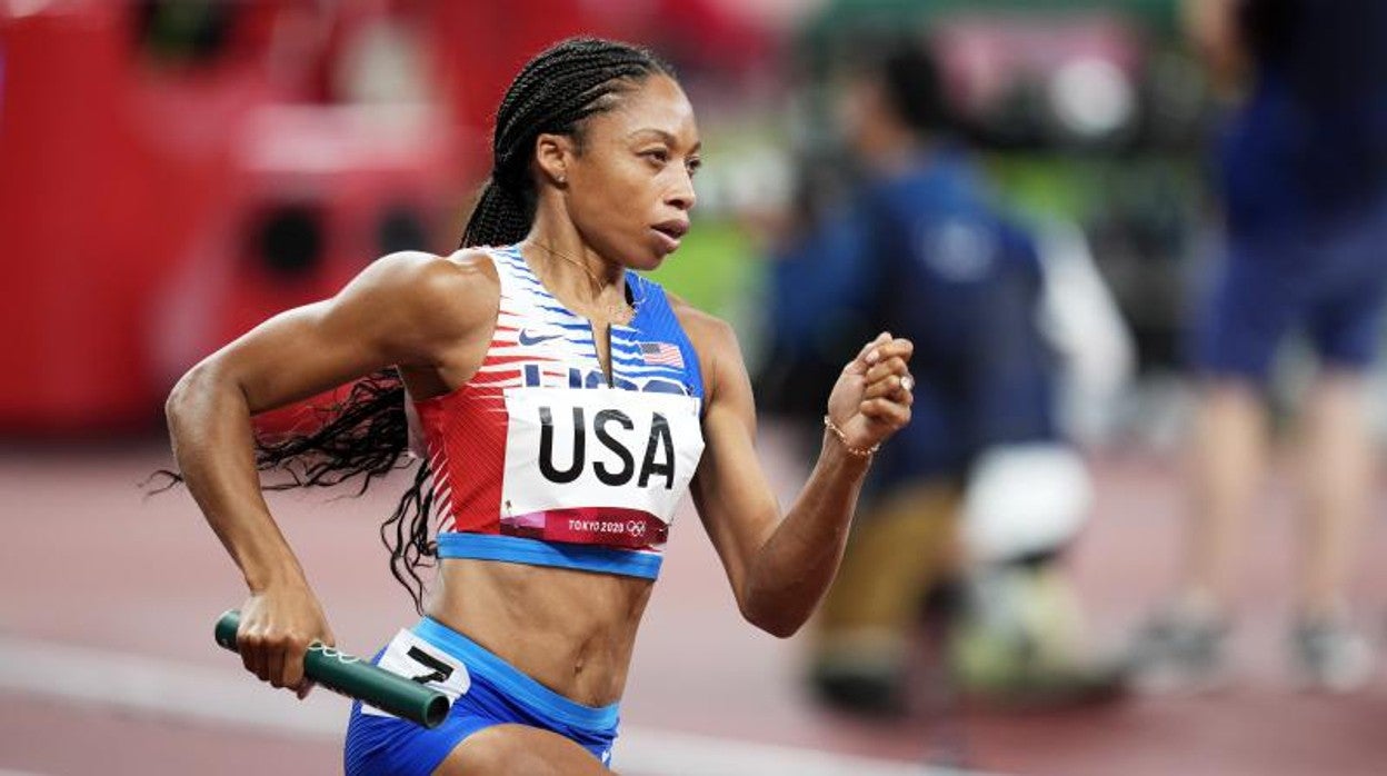 Allyson Felix, en los Juegos de Tokio 2020