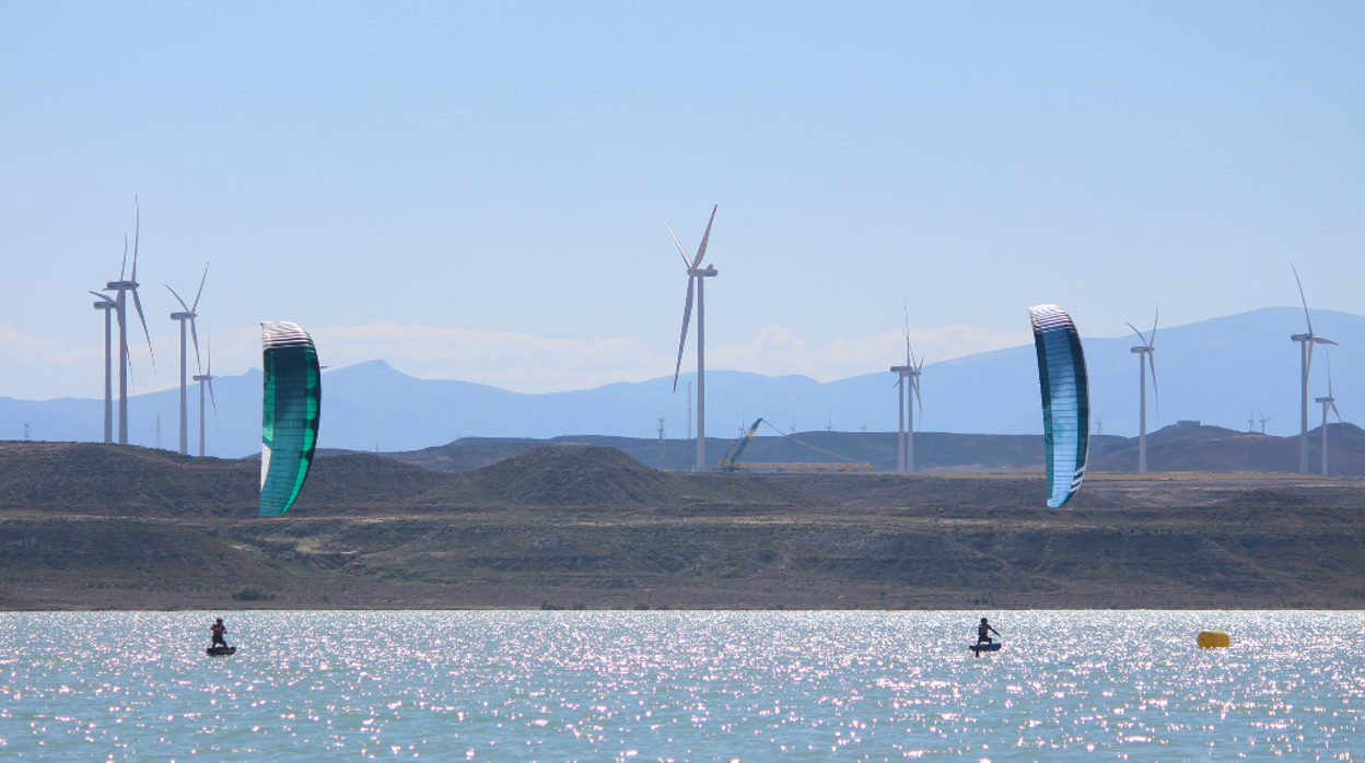 Juan Manuel Goytia, campeón de la Copa de España de Kite Surf en aguas interiores