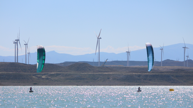 Juan Manuel Goytia, campeón de la Copa de España de Kite Surf en aguas interiores