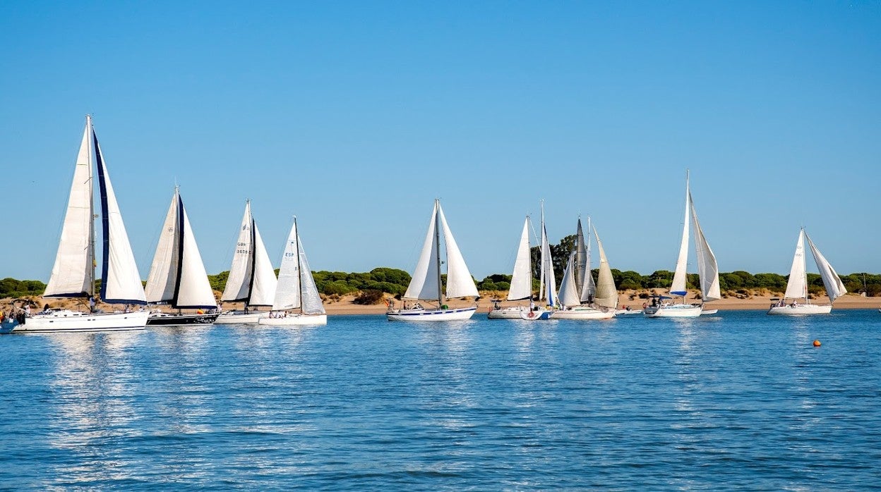 Embarcaciones en la última edición del Ascenso del Guadalquivir