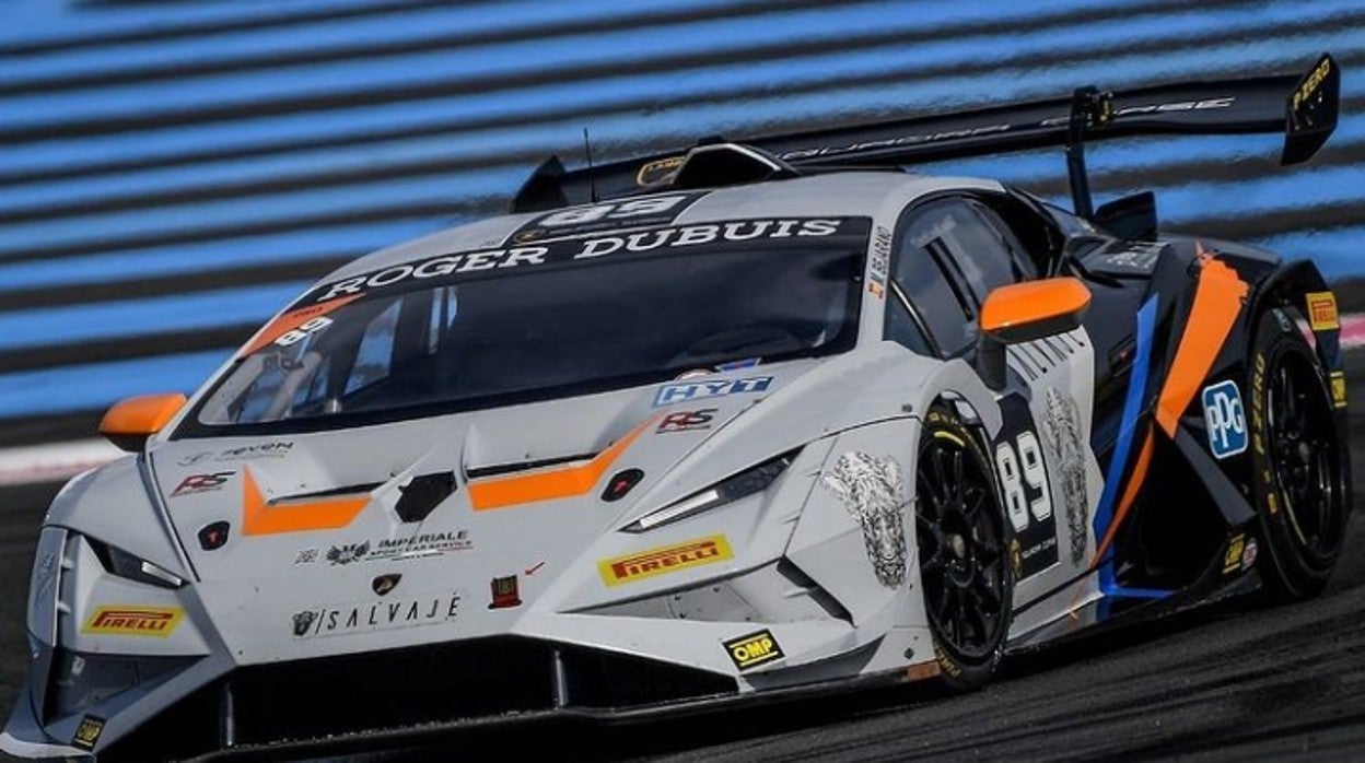 El Lamborghini de Manu Bejarano, en Paul Ricard