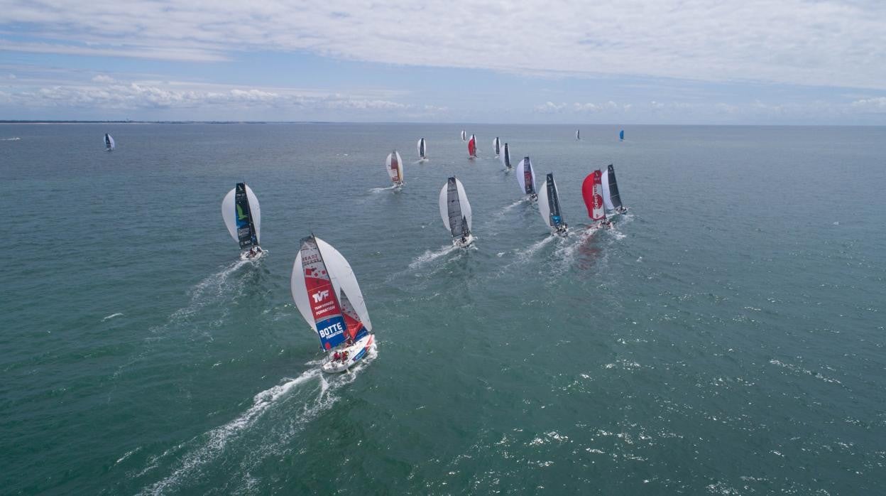 La flota de la Sardindha Cup partió de Cup Saint-Gilles-Croix-de-Vie hacia Figueira da Foz