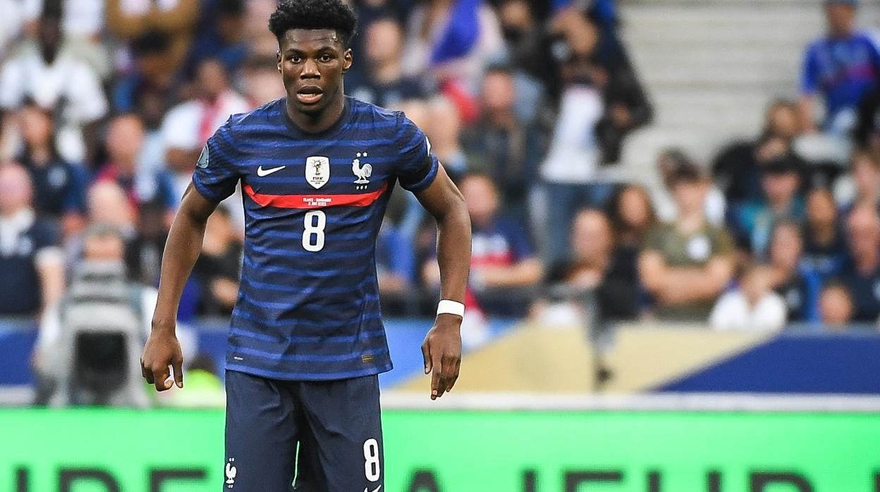 Tchouameni, con la selección de Francia