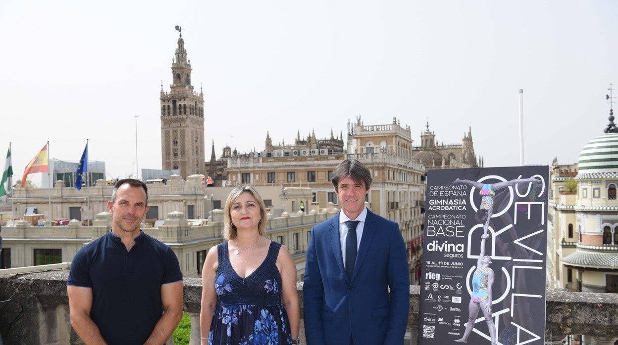 El Campeonato de España, Nacional Base y Open Internacional de Gimnasia Acrobática se ha presentado este martes en el Ayuntamiento de Sevilla