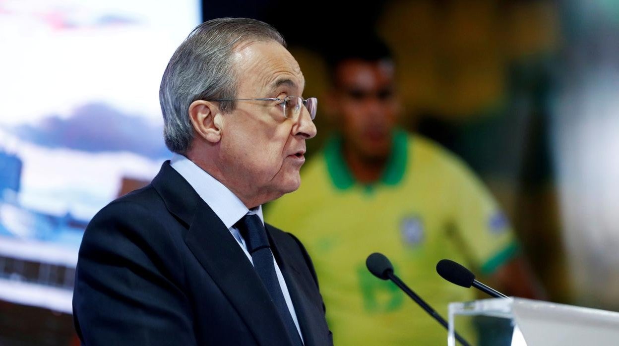 El presidente del Real Madrid, Florentino Pérez