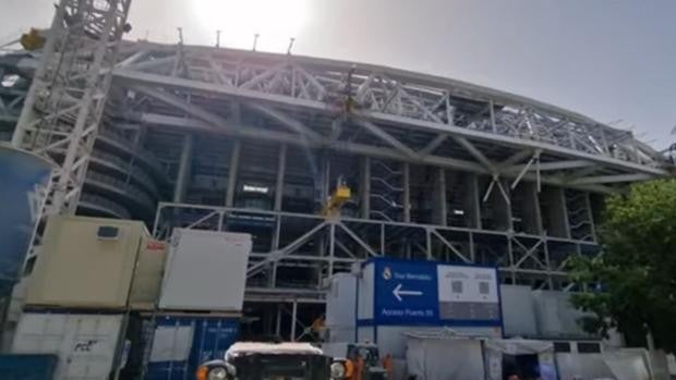 Las obras del Santiago Bernabéu, lanzadas: rieles, viga museo y una cifra récord