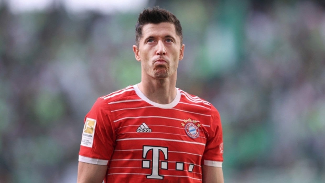 Lewandowski, en un partido con el Bayern