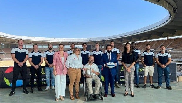 El estadio de la Cartuja acoge la presentación de la final de la Copa del Rey de rugby