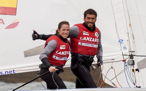 Jordi Xammar y Nora Brugman, campeones de la Lanzarote International Regatta