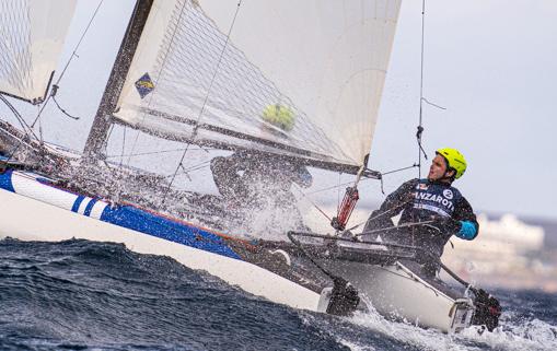 El viento del Norte desafía a la flota de la Lanzarote International Regatta