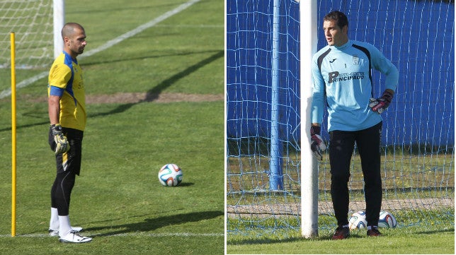 Real Oviedo y Cádiz CF; Esteban y Aulestia, el duelo bajo palos