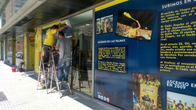 La tienda oficial del Cádiz CF se inaugura este viernes a las 21.00