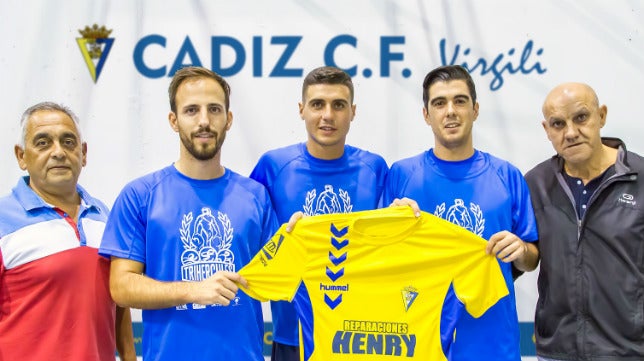 Tres nuevos fichajes para el Cádiz CF Virgili