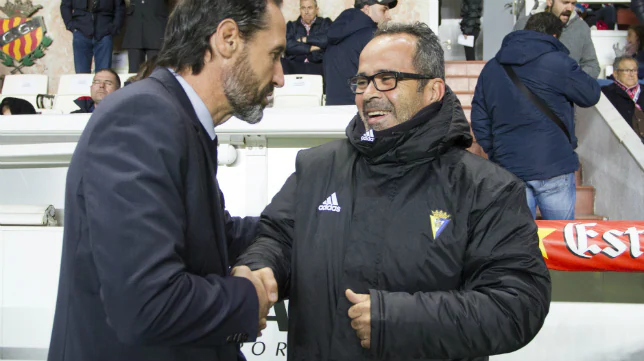 Vicente Moreno elogia a Cervera y desea el ascenso del Cádiz CF