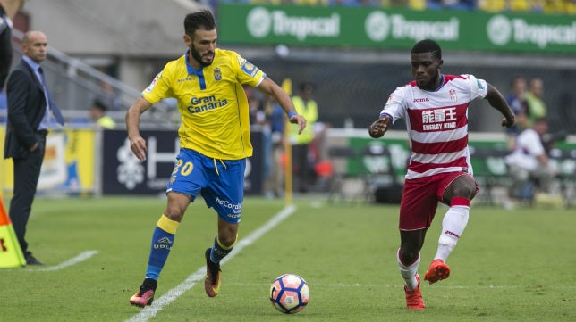 El Cádiz CF contacta con Las Palmas para pedir la cesión de Tyronne