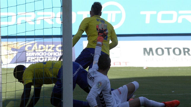 La pizarra del Cádiz CF-CD Lugo