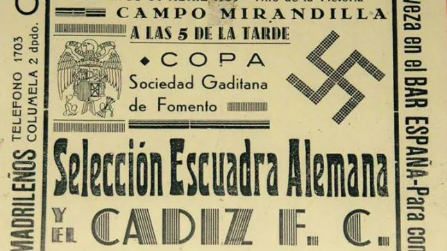El día en que el Cádiz batió a la selección nazi de Hitler