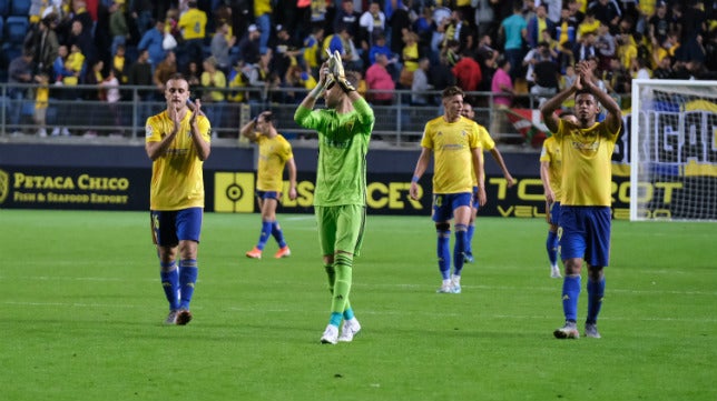 La pizarra del Cádiz CF-UD Las Palmas