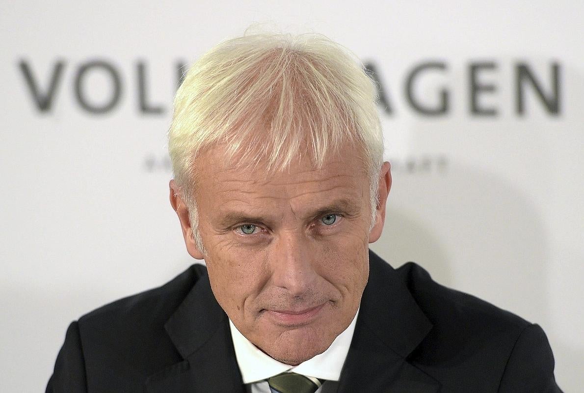 El nuevo presidente de Volkswagen, Matthias Mueller