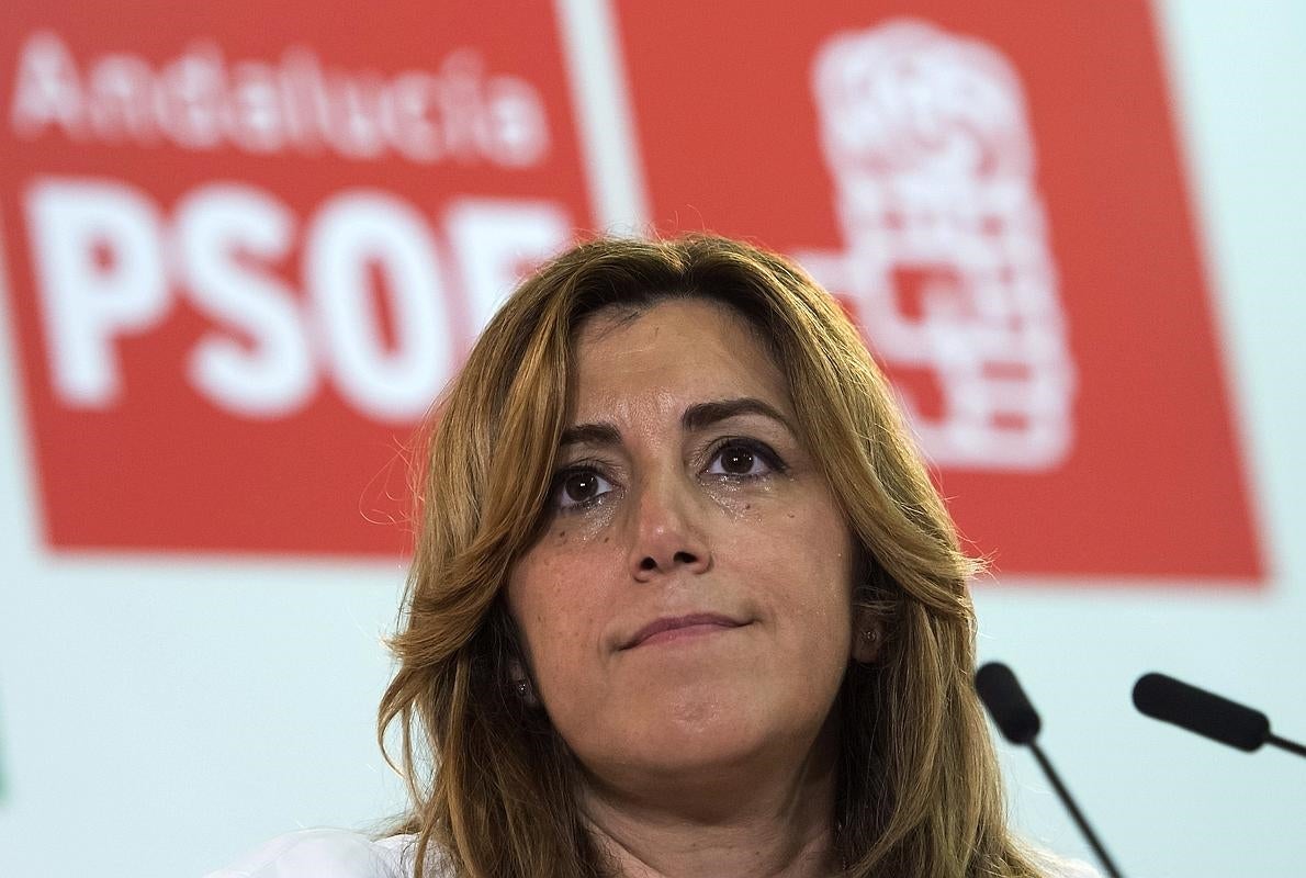 La presidenta de la Junta de Andalucía, Susana Díaz