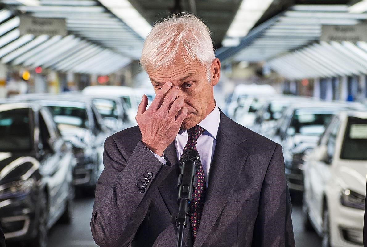 Matthias Müller, presidente ejecutivo de Volkswagen