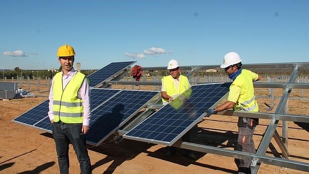 Instalación de una planta de energía solar