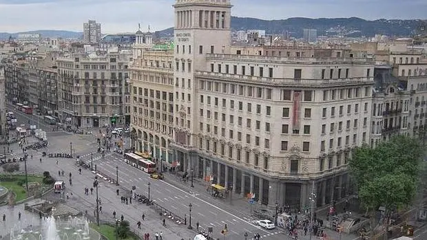 Antigua sede de Banesto en Barcelona adquirida por Ortega en 2014