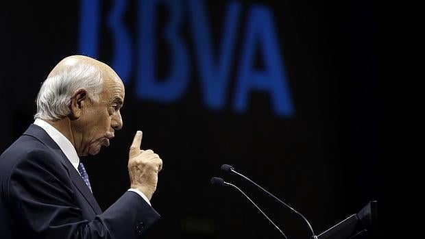 El presidente de BBVA, Francisco González