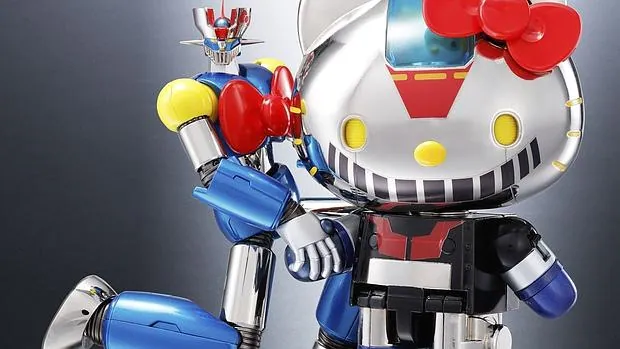 Hello Kitty y Mazinger Z se unen para impulsar la industria juguetera de Japón